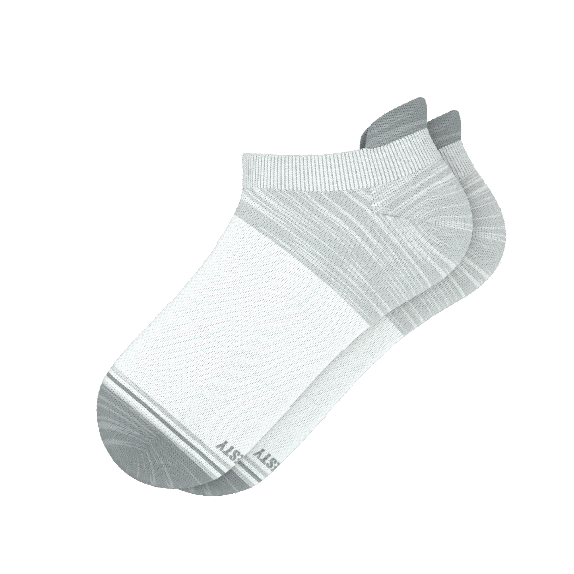 The Gray Matter | Tri Color Block Heel Hammock™ Ankle Socks - Shinesty