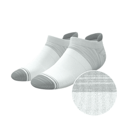 The Gray Matter | Tri Color Block Heel Hammock™ Ankle Socks - Shinesty