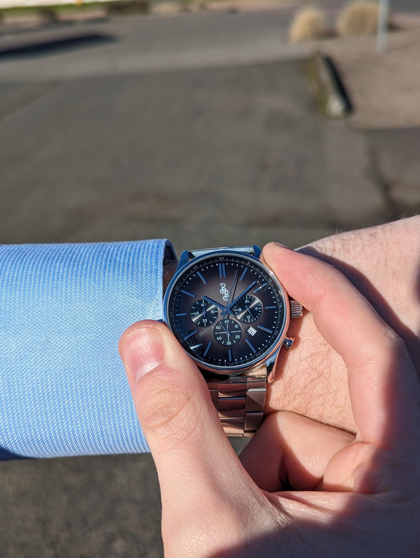 Gray Retro Chronograph - The Beyond Boring Watch Company - Flyclothing LLC