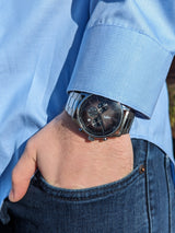 Gray Retro Chronograph - The Beyond Boring Watch Company - Flyclothing LLC
