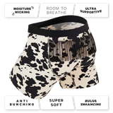 The Graze Escape | Cow Hide Fringe Ball Hammock® Pouch Underwear - Shinesty - Flyclothing LLC