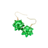 Beautiful Christmas Gift Bow Dangle Earrings - Madeline Love - Flyclothing LLC