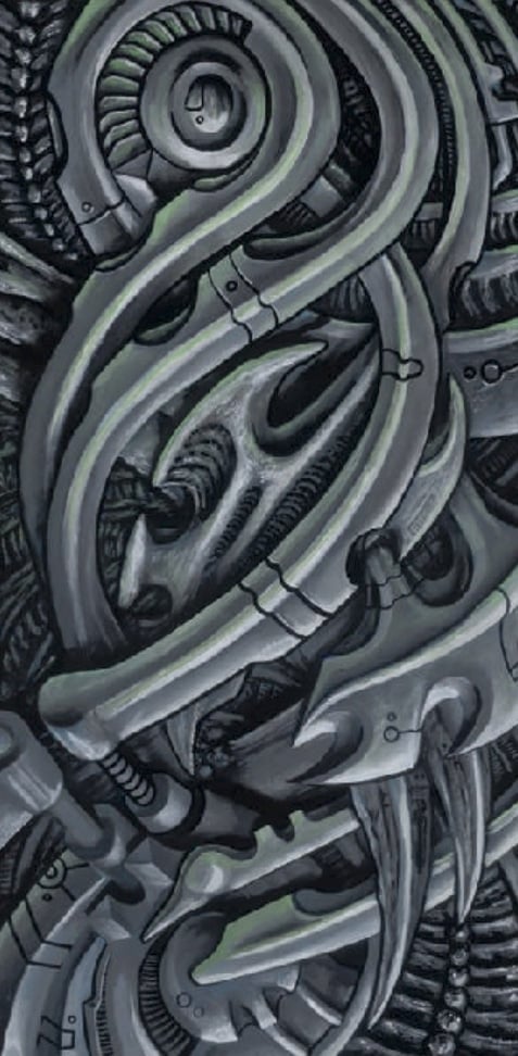 Black Market Art Company Green Bio Print