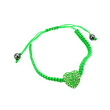 Crystal Pave Heart Cinch Bracelet - Madeline Love - Flyclothing LLC