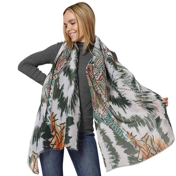 Ethnic Printed Scarf - Madeline Love - Flyclothing LLC