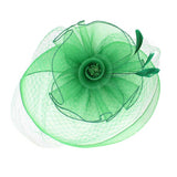 Feather Mesh Flower Fascinator Headband - Madeline Love - Flyclothing LLC
