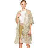 Flower Lace Kimono Poncho - Madeline Love - Flyclothing LLC