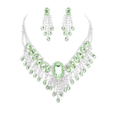Glass Stone Ephemeral Wings Necklace - Madeline Love - Flyclothing LLC