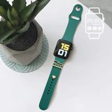 Heart Pointed Apple Watch Silicone Band - Madeline Love - Flyclothing LLC