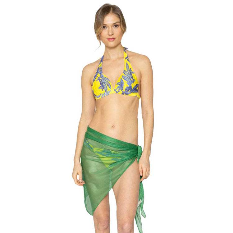 Mesh Net Triangular Sarong Scarf - Madeline Love - Flyclothing LLC