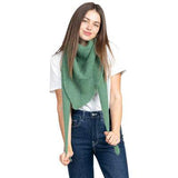 Plain Solid Triangle Scarf Shawl - Madeline Love - Flyclothing LLC