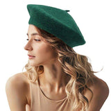 Solid Beret Hat - Madeline Love - Flyclothing LLC