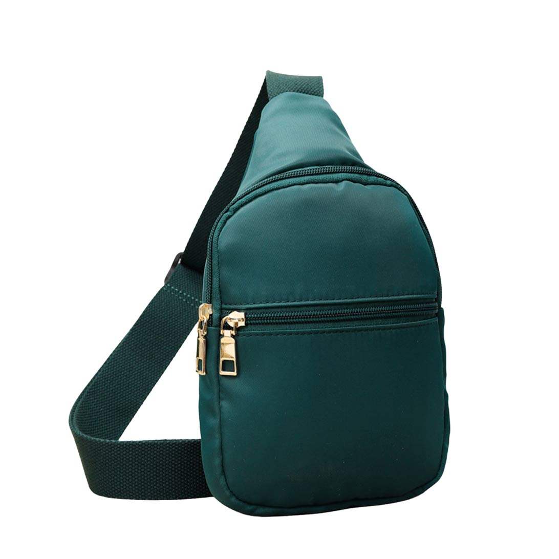 Solid Nylon Mini Sling Bag - Madeline Love - Flyclothing LLC