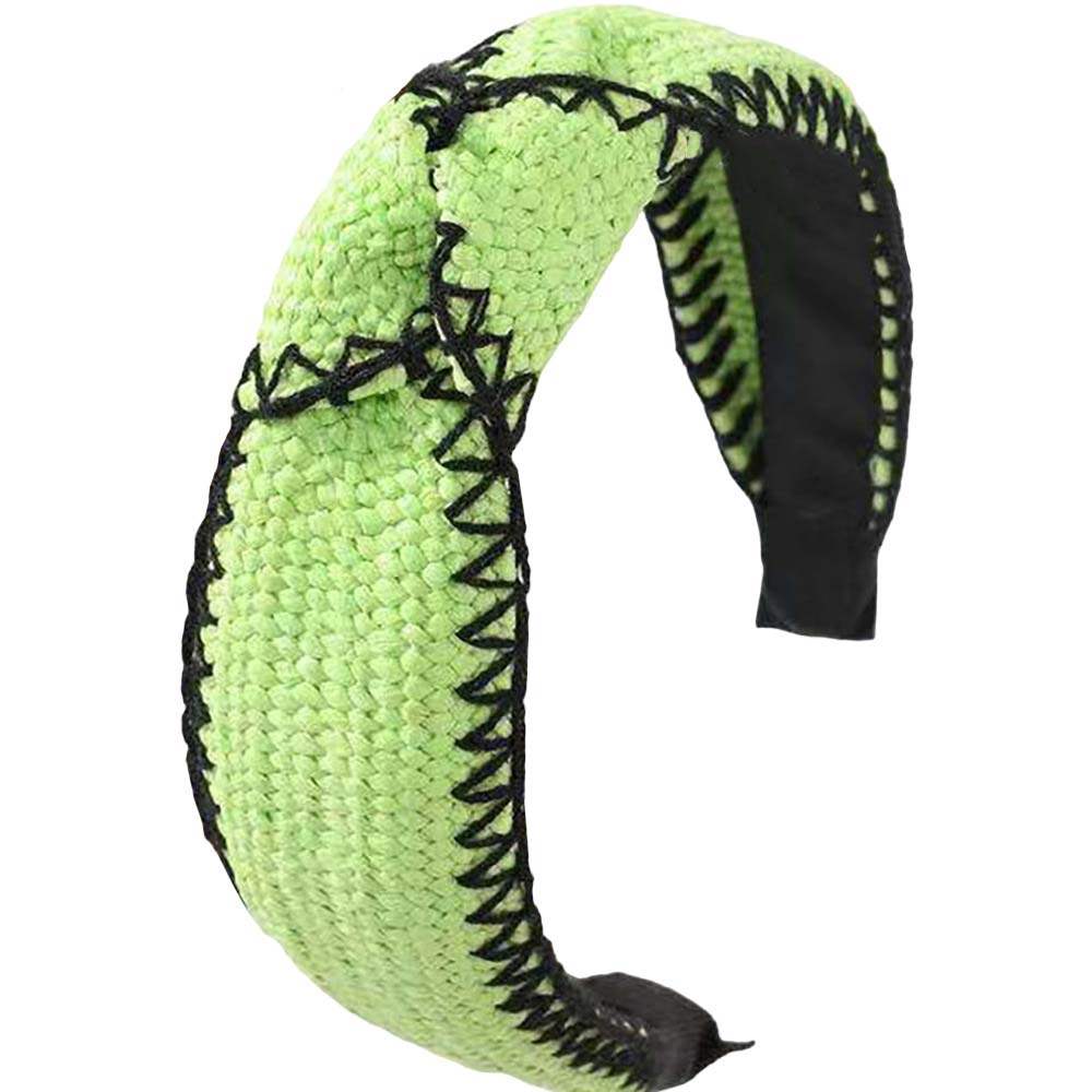 Straw Knot Burnout Headband - Madeline Love - Flyclothing LLC