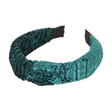 Striped Velvet Knot Burnout Headband - Madeline Love - Flyclothing LLC