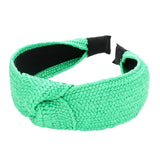 Trendy Straw Knot Burnout Headband - Madeline Love - Flyclothing LLC