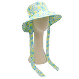 Watercolored Chin Tie Bucket Hat - Madeline Love - Flyclothing LLC