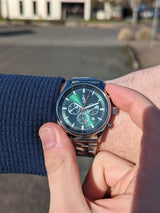 Green Sport Chronograph - The Beyond Boring Watch Company - Flyclothing LLC