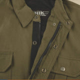 Sargeant - Mens Green Armored Flannel - Unik Just for Bikers - Flyclothing LLC