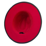 Belt Band Pointed Fedora Hat - Madeline Love - Flyclothing LLC