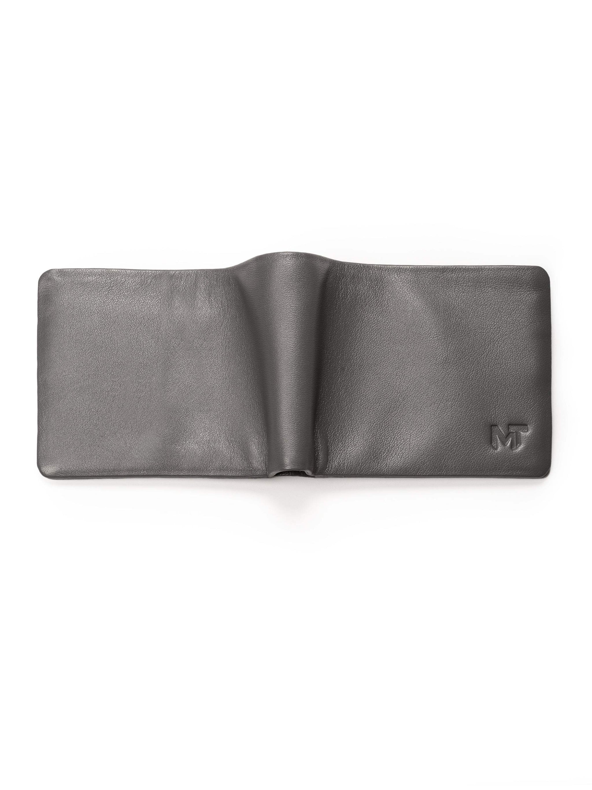 Gray Duke Bifold Wallet - Classy Leather Bags - Flyclothing LLC