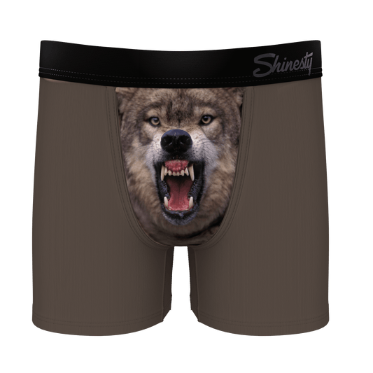 The Grey's Growl | Wolf Boy's Boxer Briefs - Shinesty