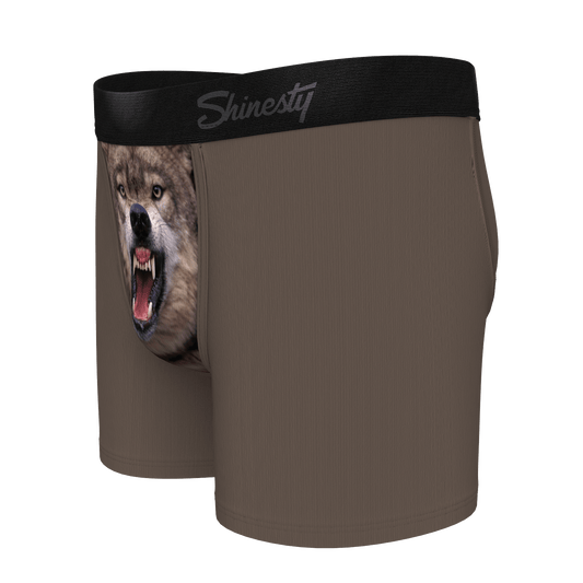The Grey's Growl | Wolf Boy's Boxer Briefs - Shinesty
