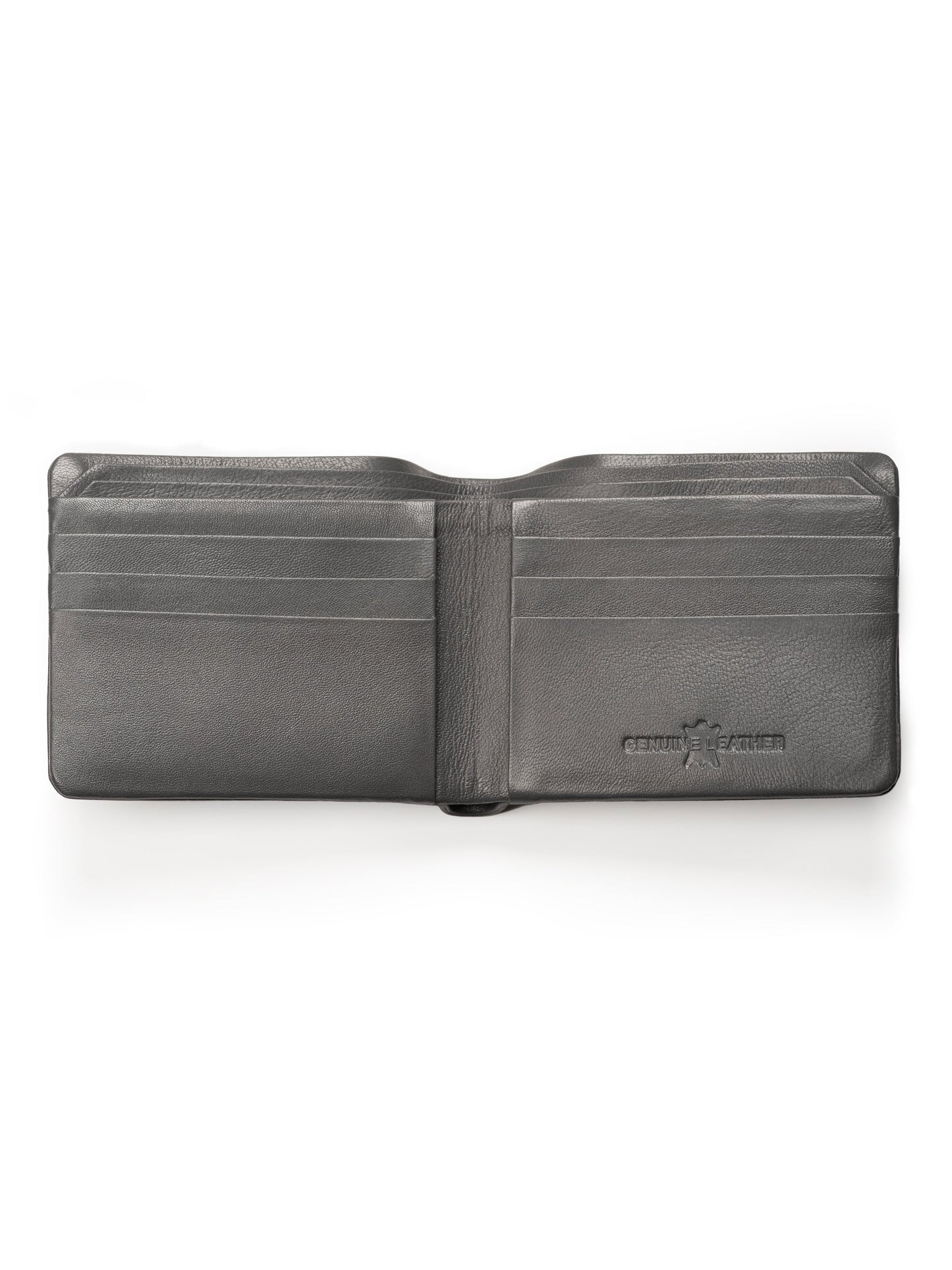 Gray Duke Bifold Wallet - Classy Leather Bags - Flyclothing LLC