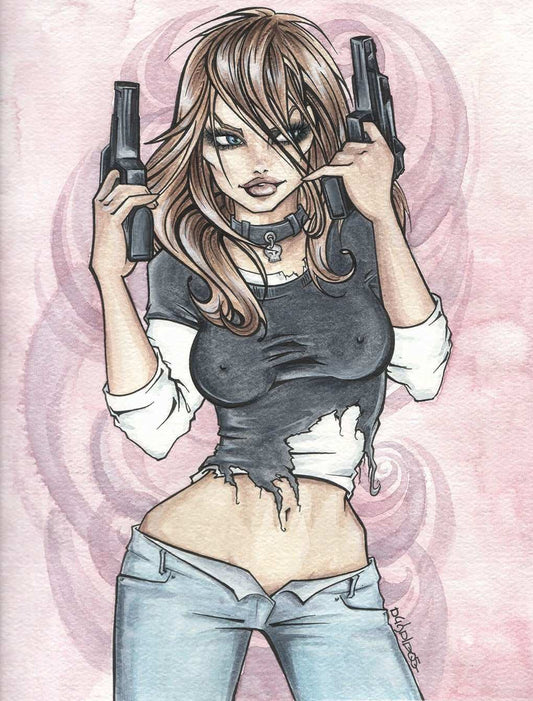 Black Market Art Company Gutterslut Print - Black Market Art Company - Flyclothing LLC