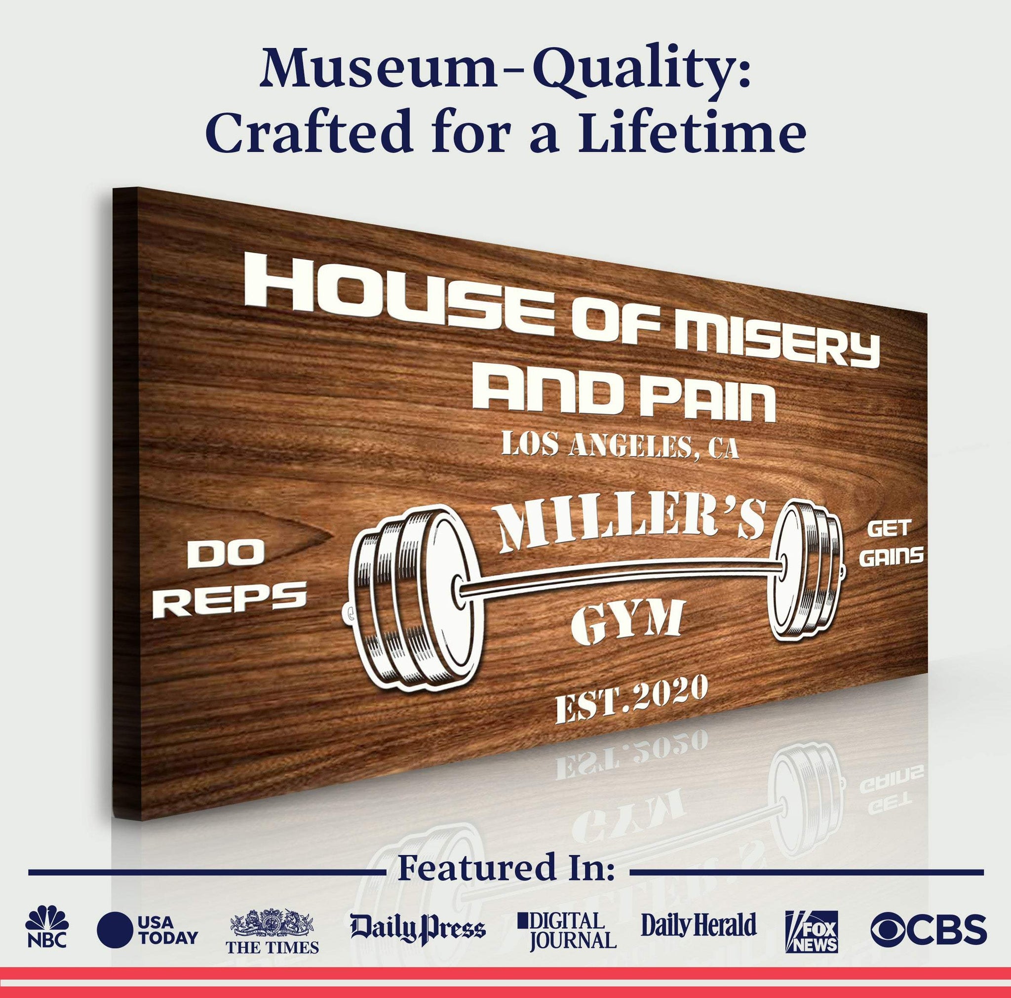 Gym Sign XII - Tailored Canvases - Flyclothing LLC