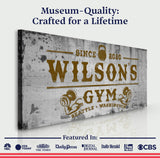 Gym Sign XV - Tailored Canvases - Flyclothing LLC