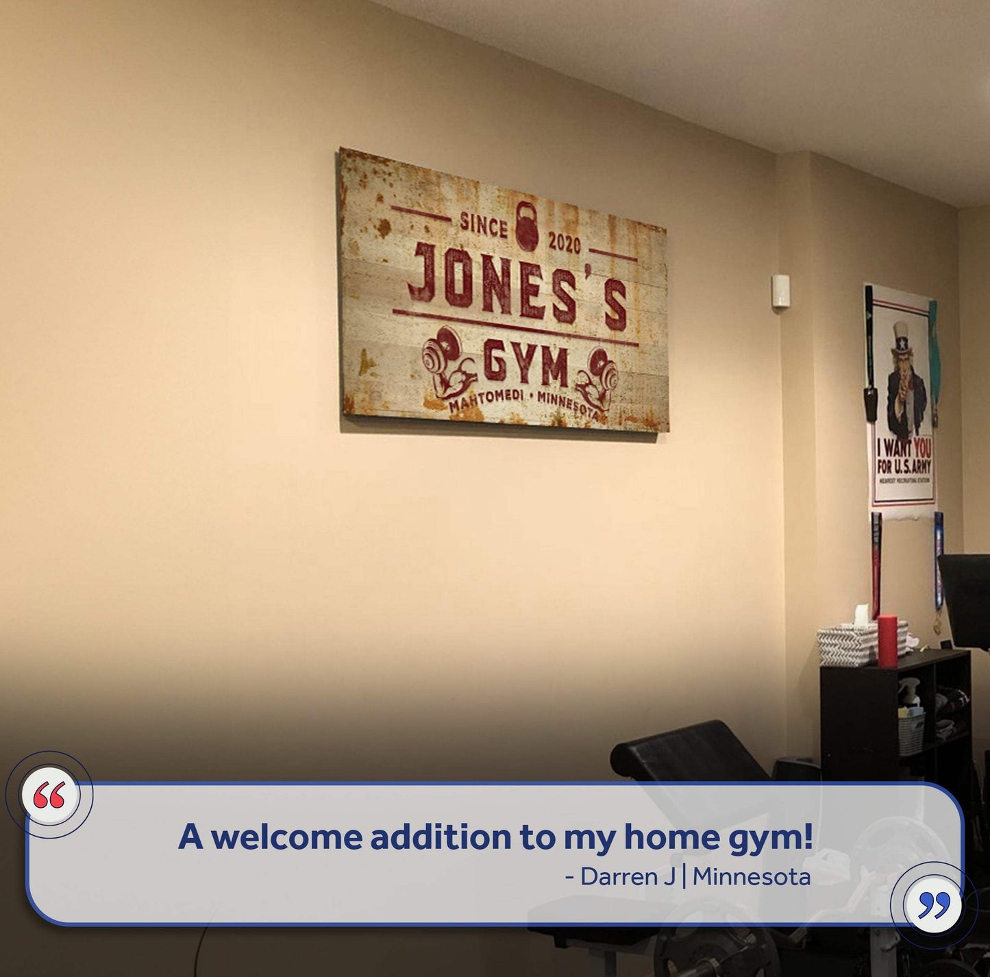 Gym Sign XIV - Tailored Canvases - Flyclothing LLC