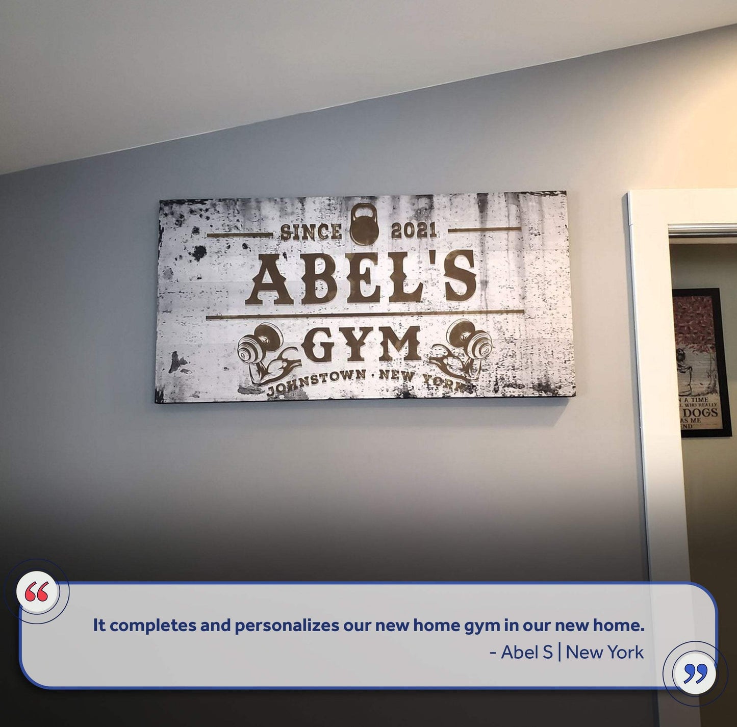Gym Sign XV - Tailored Canvases - Flyclothing LLC