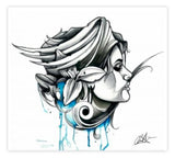 Black Market Art Company Gypsy Blue Print