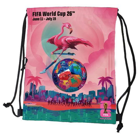 FIFA 2026 Tilt Miami Host City Poster Backsack - Logo Brands - Flyclothing LLC