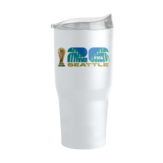 FIFA 30oz Seattle Powder Coat Tumbler - Logo Brands - Flyclothing LLC