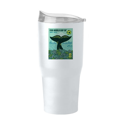 FIFA 30oz Seattle Powder Coat Tumbler - Logo Brands - Flyclothing LLC