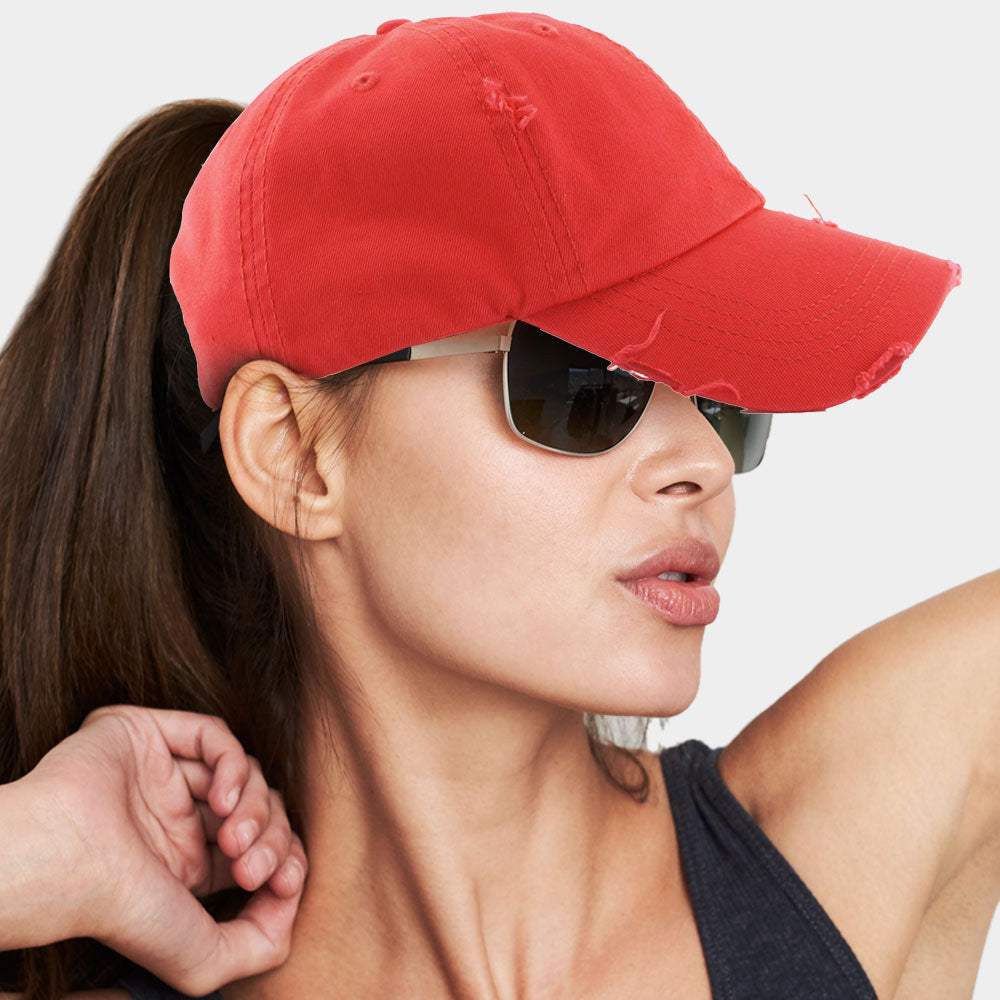Vintage Ponytail Baseball Cap - Madeline Love - Flyclothing LLC