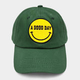 Smile A GOOD DAY Message Baseball Cap - Madeline Love - Flyclothing LLC