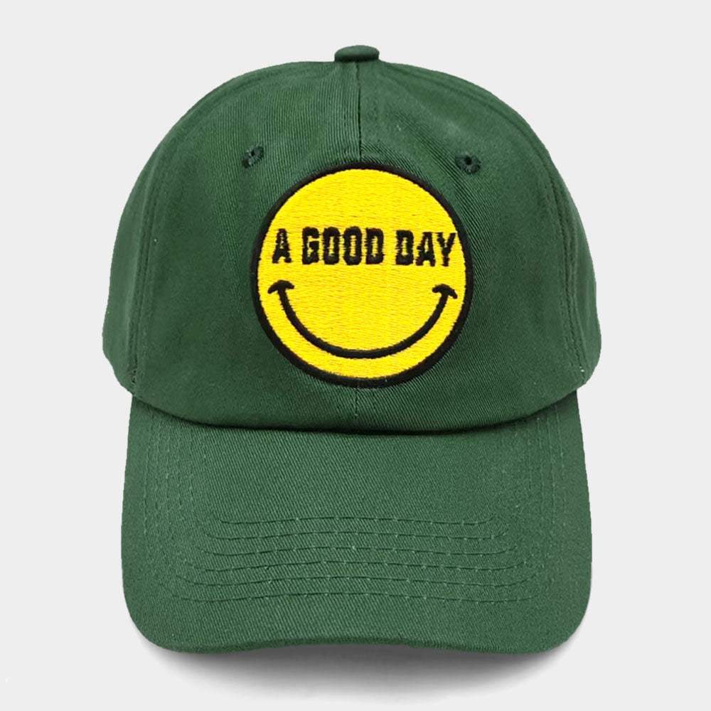 Smile A GOOD DAY Message Baseball Cap - Madeline Love - Flyclothing LLC