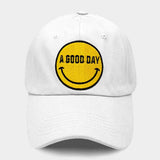 Smile A GOOD DAY Message Baseball Cap - Madeline Love - Flyclothing LLC