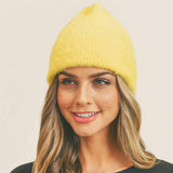 Fuzzy Solid Beanie Hat - Madeline Love - Flyclothing LLC
