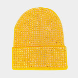 Bling Studded Beanie Hat - Madeline Love - Flyclothing LLC