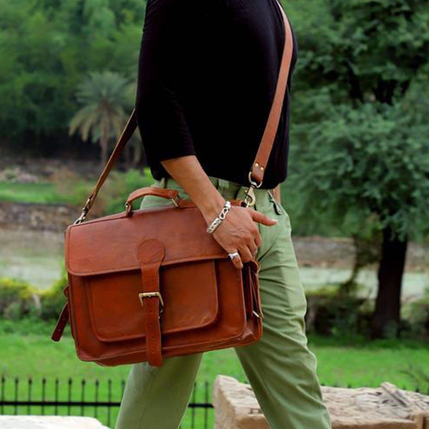 The Vintage Denver - Classy Leather Bags - Flyclothing LLC