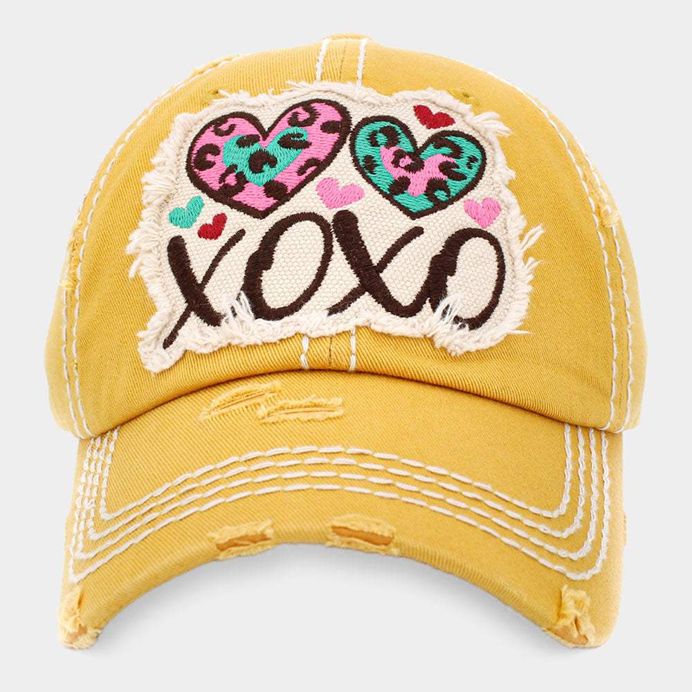 XOXO Message Vintage Baseball Cap - Madeline Love - Flyclothing LLC