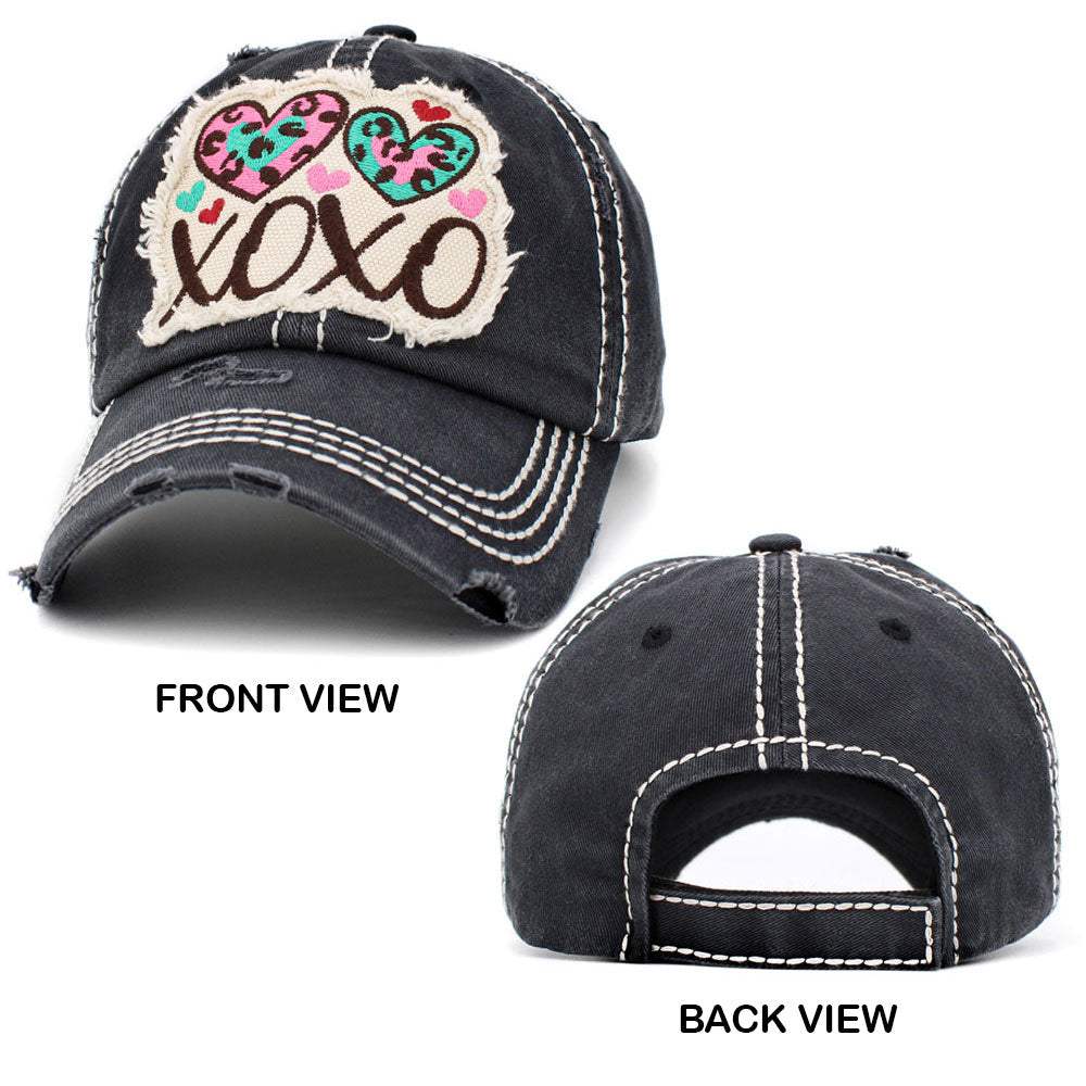 XOXO Message Vintage Baseball Cap - Madeline Love - Flyclothing LLC