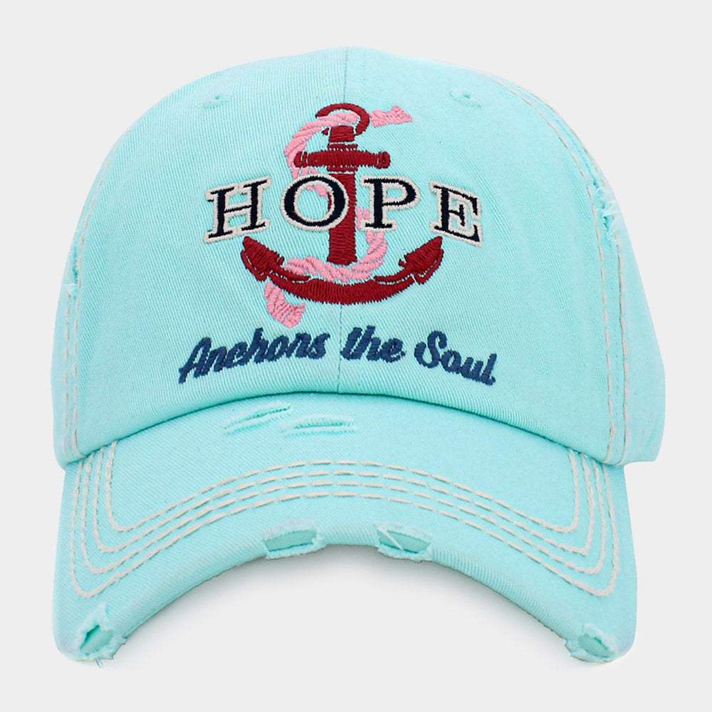 HOPE ANCHORS THE SOUL Vintage Baseball Cap - Madeline Love - Flyclothing LLC