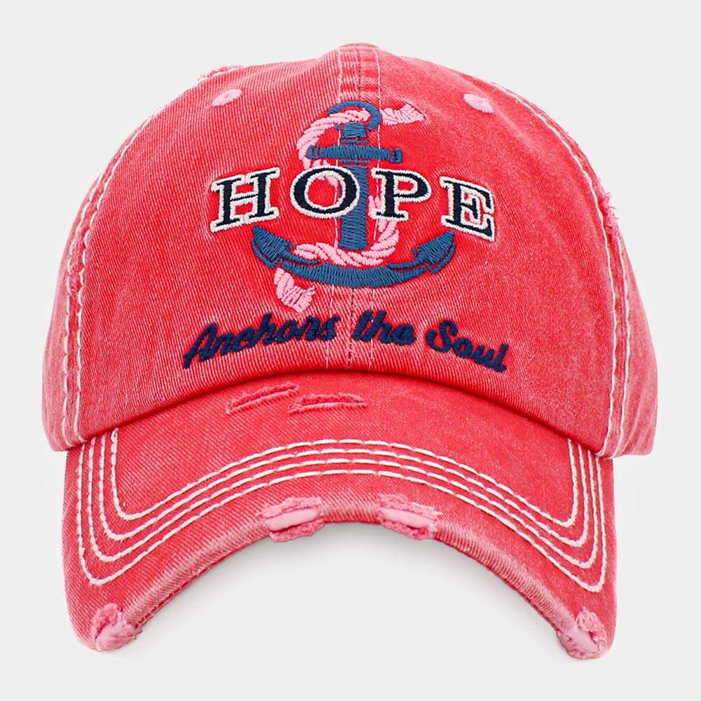 HOPE ANCHORS THE SOUL Vintage Baseball Cap - Madeline Love - Flyclothing LLC