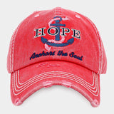 HOPE ANCHORS THE SOUL Vintage Baseball Cap - Madeline Love - Flyclothing LLC