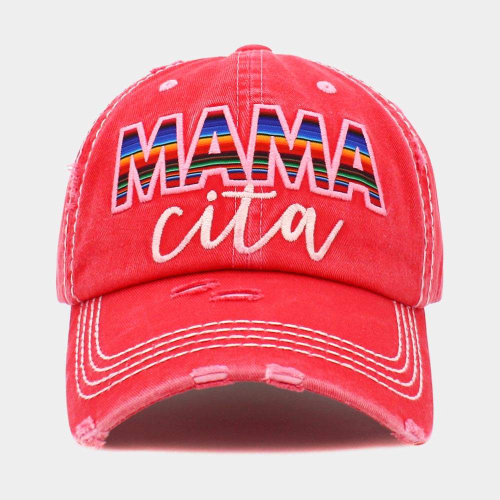 Serape MAMA CITA Message Vintage Baseball Cap - Madeline Love - Flyclothing LLC